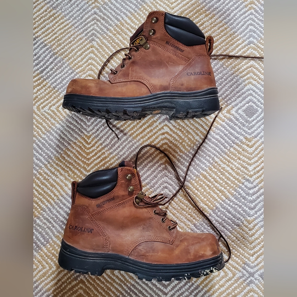 Carolina Men's Steeltoed Workboots Genuine Leather